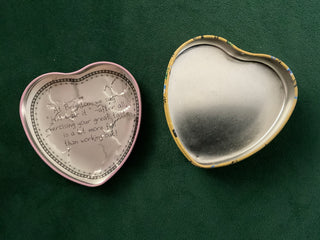 Brighton Blue tin heart box