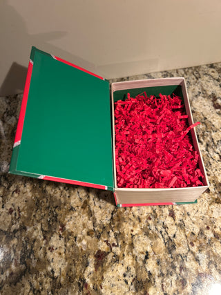 Santa Gift Box, Faux Book