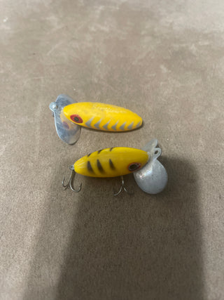 Fred Arbogast Jitter bug yellow RSV