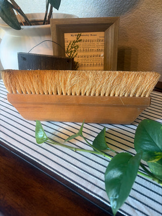 Vintage Wallpaper Brush - primitive decor, light wood