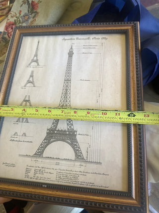 Eiffel vintage  print