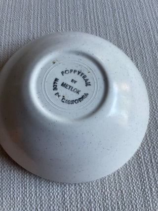 Mid-century modern small fruit sauce, bowl, California contemporary poppy trail division