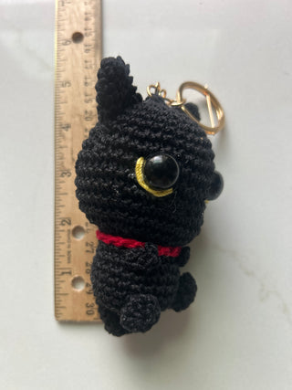 Black cat key chain