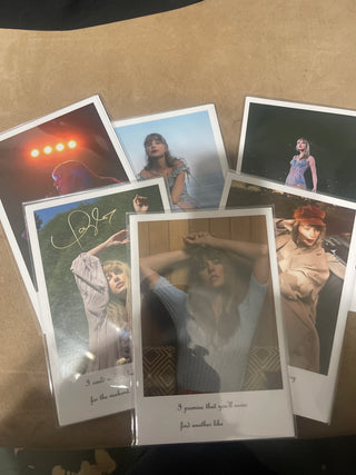 two Taylor Swift card stock