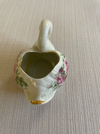 Formalities By Baum Brothers Porcelain Swan Figurine/Planter