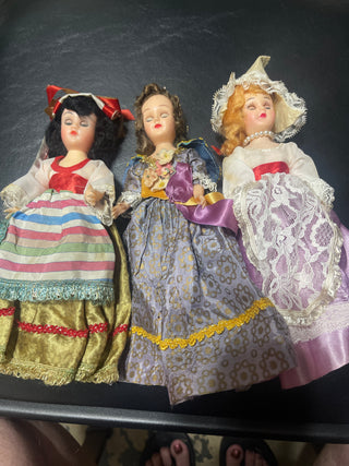 Vintage storybook dolls
