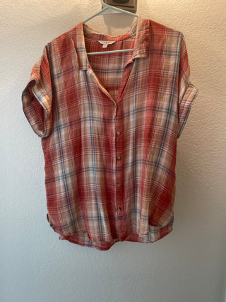 Lucky Brand checkered top