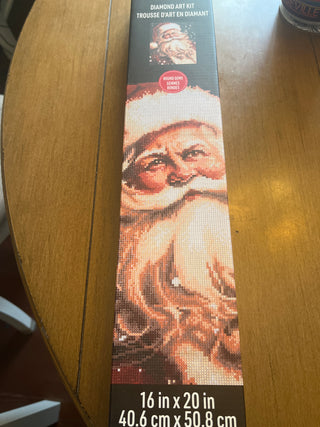 Diamond art kit-Santa 16x20