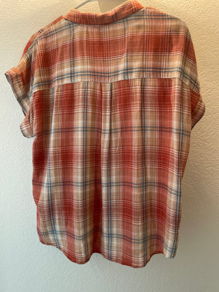 Lucky Brand checkered top