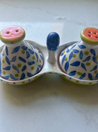 Anthropologie Tortua Salt & Pepper Shakers