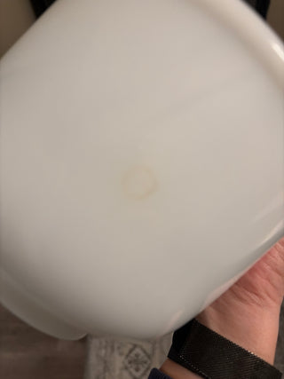 Vtg Milk Glass Sunbeam Mixer Bowl - Made in USA