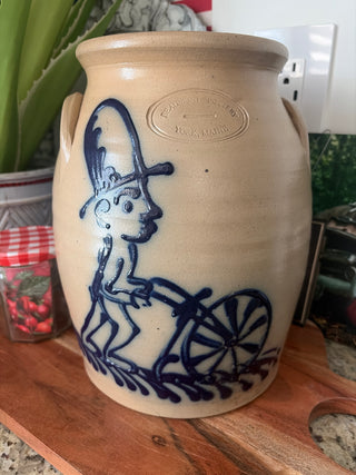 Beaumont Pottery York, Maine Handcrafted Folk Art Crock