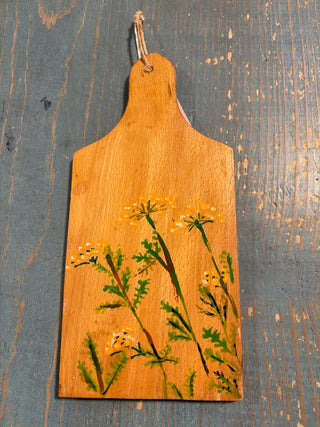 Hand painted cutting board, decorative