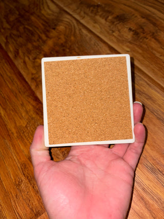 Halloween coaster, handmade