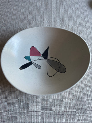 Vintage METLOX poppytrail bowl   mid-century modern bowl
