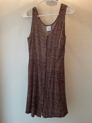 Baja blue sleeveless short dress