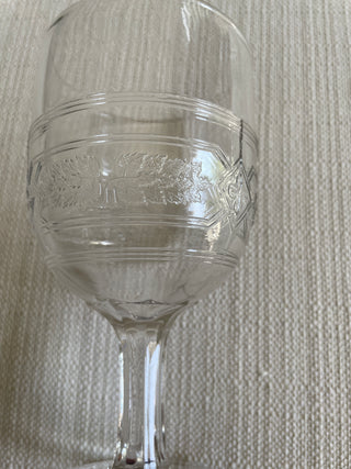 Vintage leaf and hops band motif