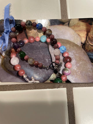 10 commitment bead bracelet sterling silver
