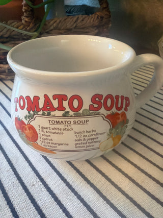 Vintage Tomato Soup Recipe Mug - Dat'l Do It