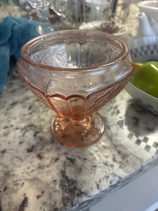 Pink candy bowl