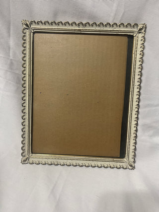 Vintage large white frame