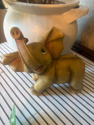 Vintage Ceramic Baby Elephant