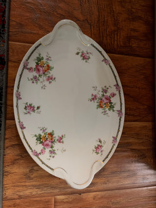 Floral Serving Platter