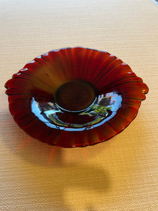 Vintage Royal Ruby Red dish