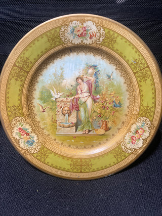 Vienna Pat Feb 21st 1905 Art Plates gold trim