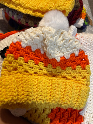 Child Candy Corn Beanie