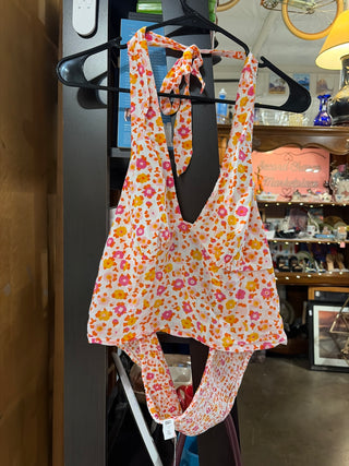 Floral halter, 1x