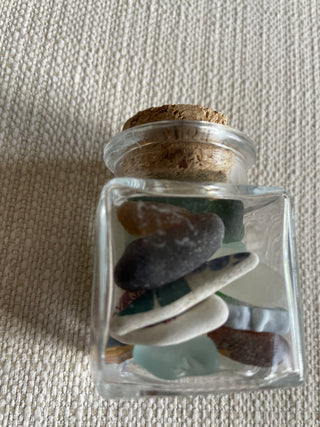 Small jar Sea Glass -pottery