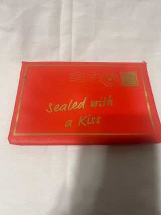 sealed with a kiss coin purse