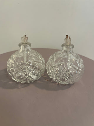 Glass mini oil lamps