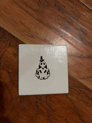 Halloween coaster, handmade