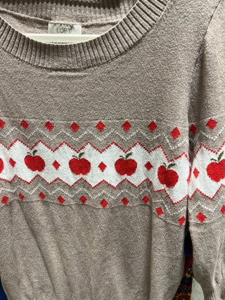 Loft apple sweater