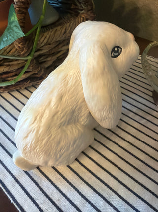Vintage White Bunny Figurine