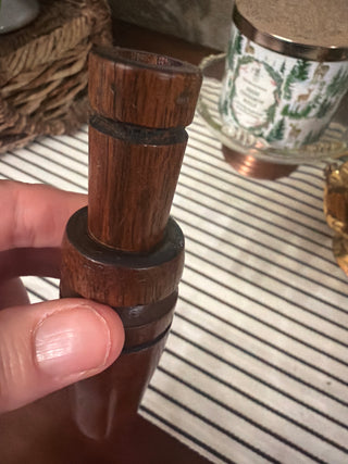 Vintage Wooden Duck Call - Working condition