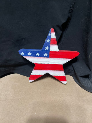 wood star Fourth of July