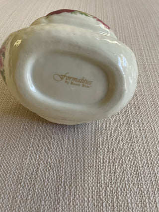 Formalities By Baum Brothers Porcelain Swan Figurine/Planter