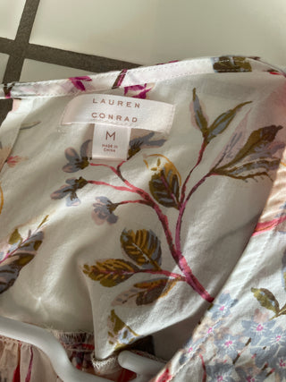 Sleeveless floral Lauren Conrad top
