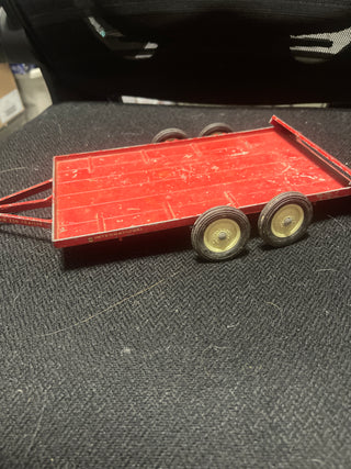 vintage farmers flatbed harvester trailer