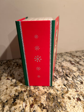 Santa Gift Box, Faux Book