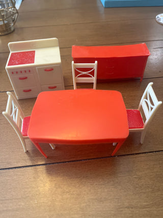 Vintage doll furniture