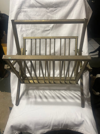 brass magazine rack