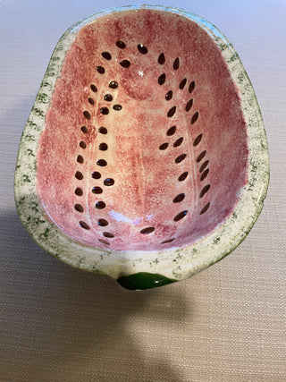 Vintage watermelon bowl large