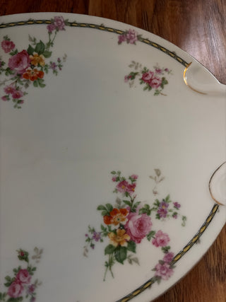 Floral Serving Platter