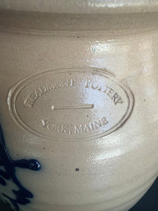 Beaumont Pottery York, Maine Handcrafted Folk Art Crock