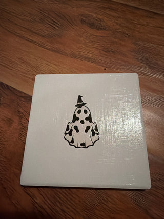 Halloween coaster, handmade