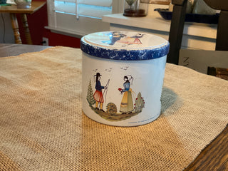 Massilly H Quimper Biscuit  tin